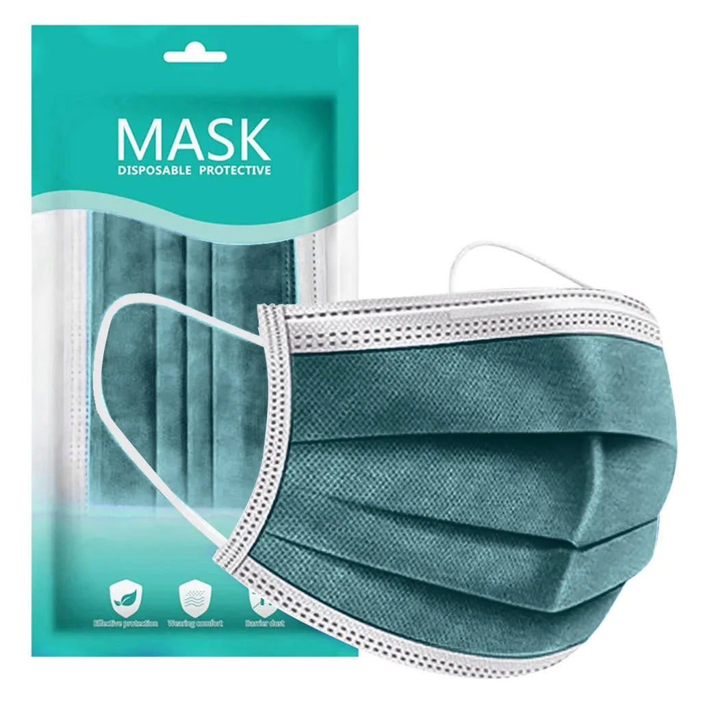 10pcs/50pcs/100pcs Disposable Face Mask Personal Mask 3Ply Ear Loop Mask For Adults Facemask Mascarilla reutilizable маски